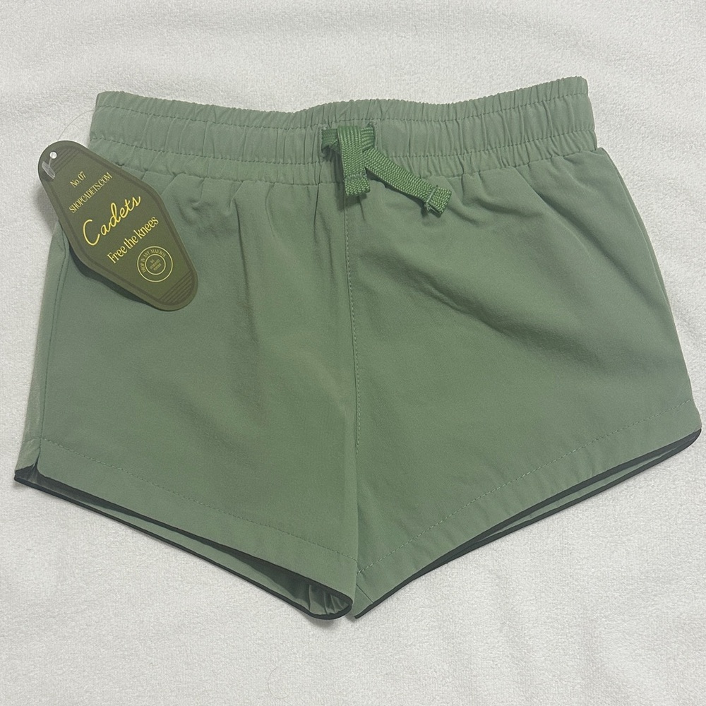 Toddler Boy Green Cadets Shorts